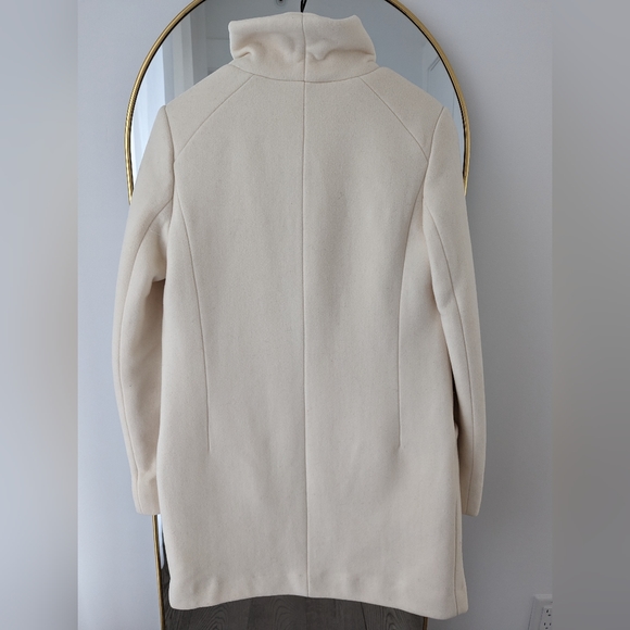 Aritzia Wilfred Cocoon Coat Cream Off-White Italian Wool and Cashmere Size XS - Picture 6 of 9
